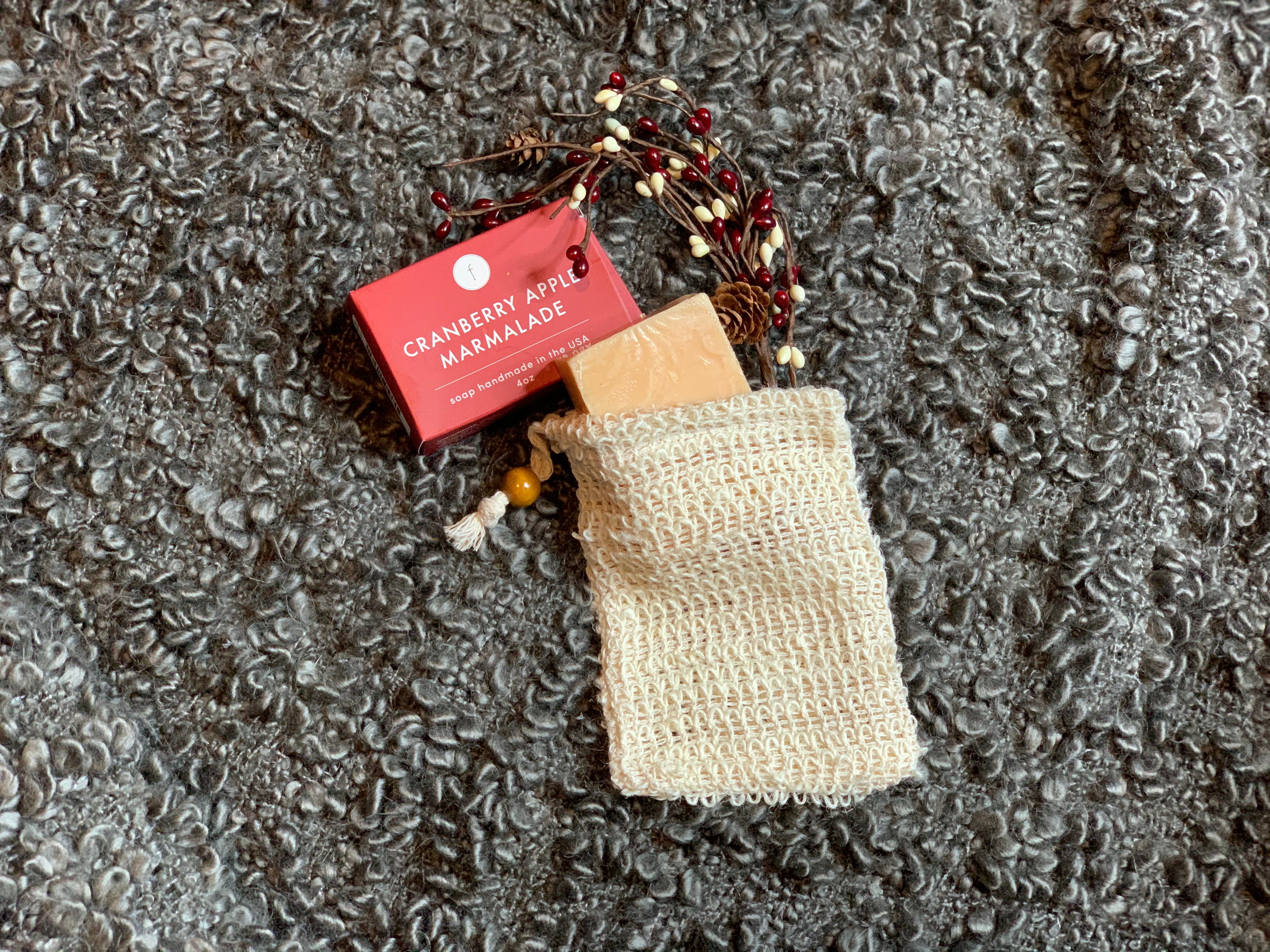 Soap Loofah Pouch