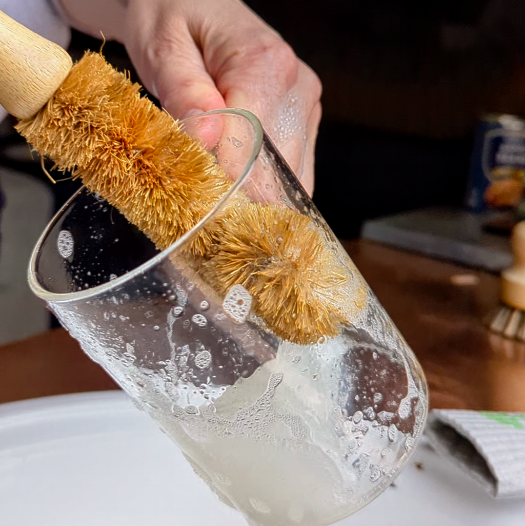 Natural Wooden Bottle Brush | Sustainable Bamboo Kitchen Bottle Brush